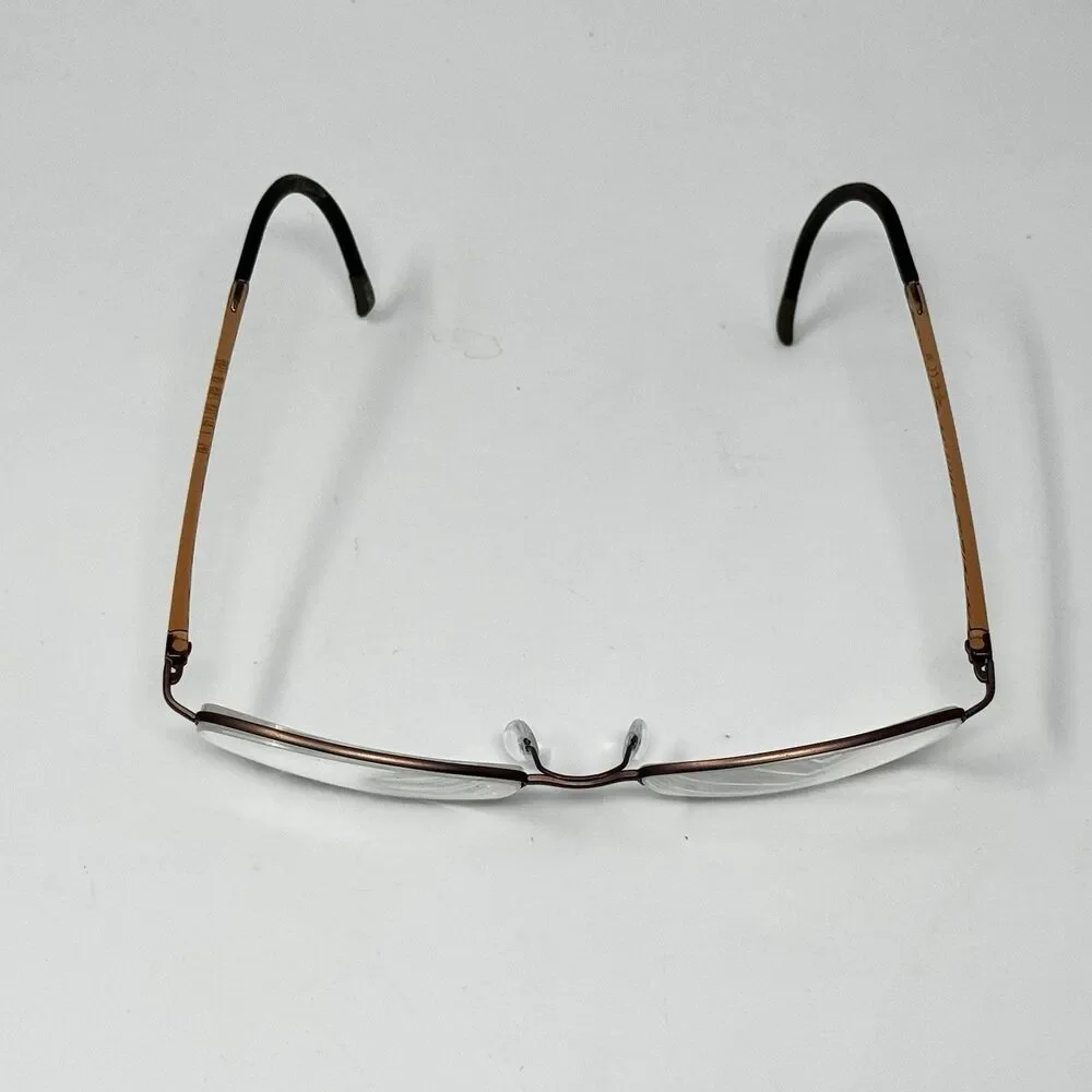Silhouette 4453 40 6057 Brown Eyeglass Frames 52-18-140 Made in Austria